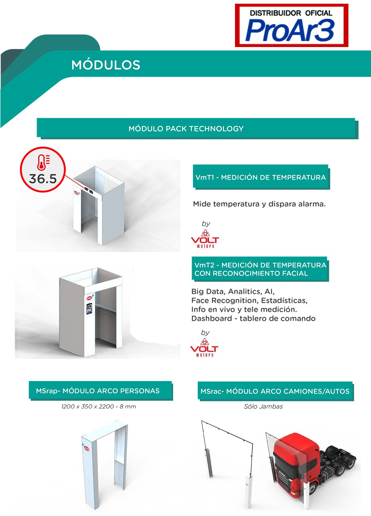 MÓDULOS SANITIZANTES